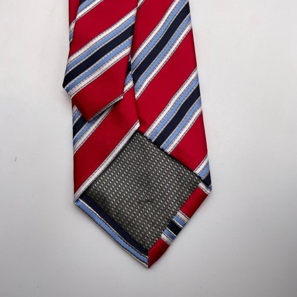 Croft & Barrow Men's Striped 100% Polyester Neck Tie - Picture 3 of 4